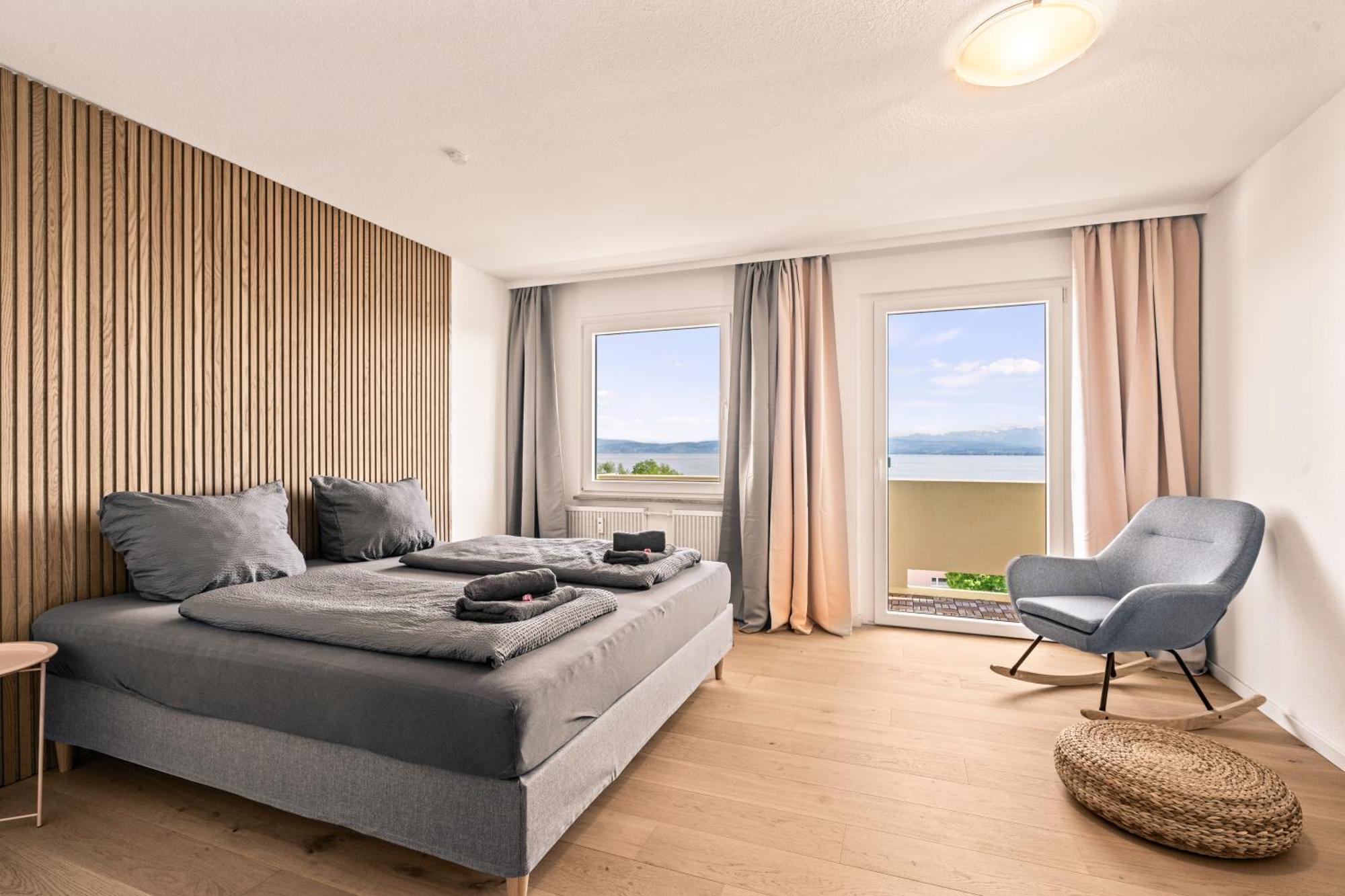 Panorama Penthouse Mit Atemberaubenden See- Und Bergblick Именстад ам Бодензе Екстериор снимка
